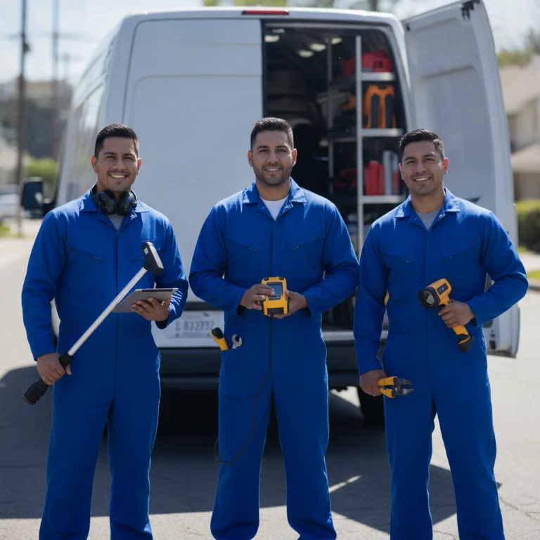 Detecção de Fugas de Água equipe em Americana